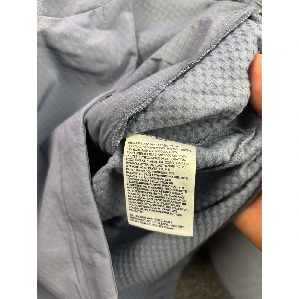 The North Face WindWall Jacket Womens Size M Blue Grey Full Zip Softshell